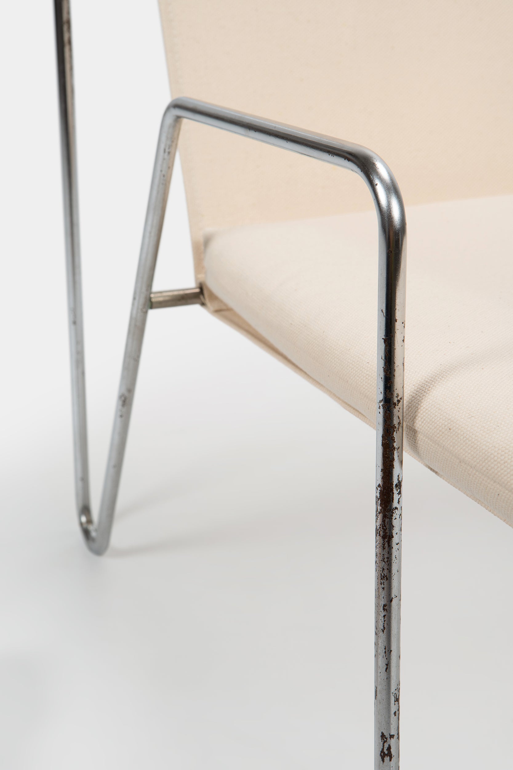 Verner Panton, Fritz Hansen, Bachelor Stuhl mit Ottoman, Dänemark, 50er