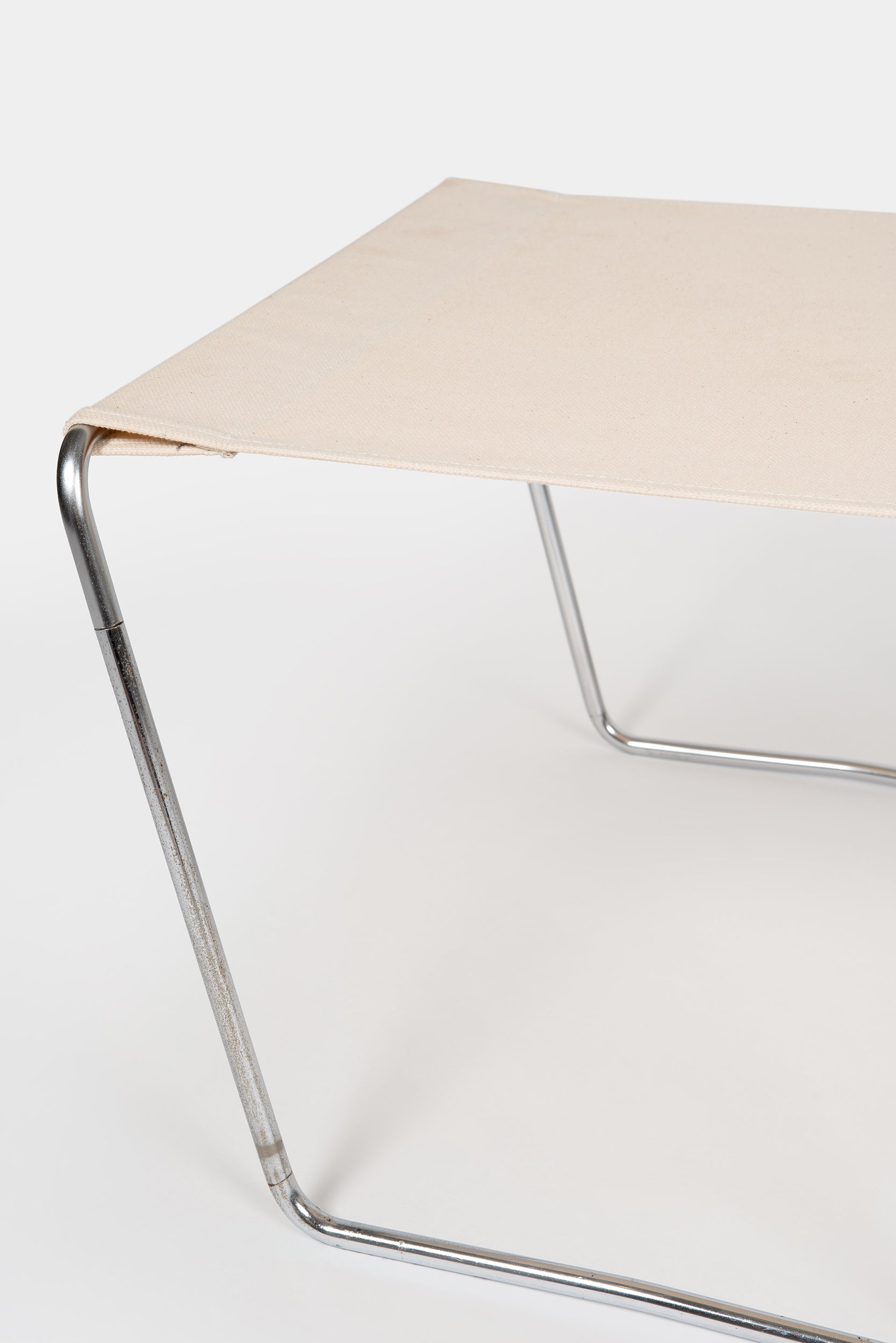 Verner Panton, Fritz Hansen, Bachelor Stuhl mit Ottoman, Dänemark, 50er