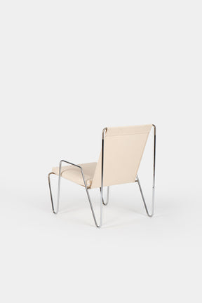 Verner Panton, Fritz Hansen, Bachelor Stuhl mit Ottoman, Dänemark, 50er