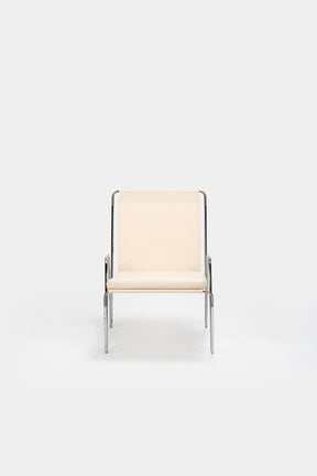 Verner Panton, Fritz Hansen, Bachelor Stuhl mit Ottoman, Dänemark, 50er