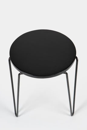 2 Florence Knoll stapelbare Hocker, Knoll International, USA, 50er