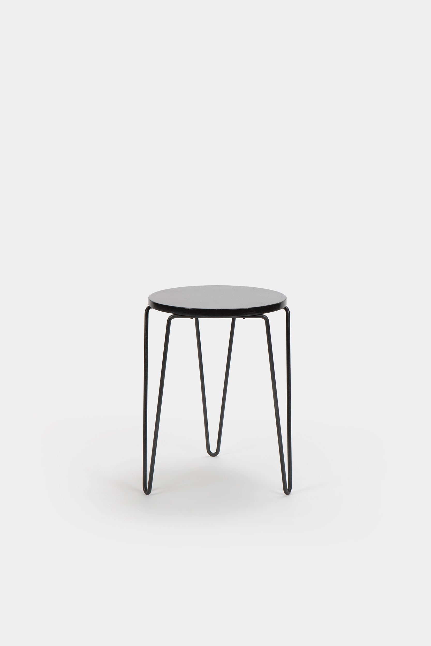 2 Florence Knoll stapelbare Hocker, Knoll International, USA, 50er
