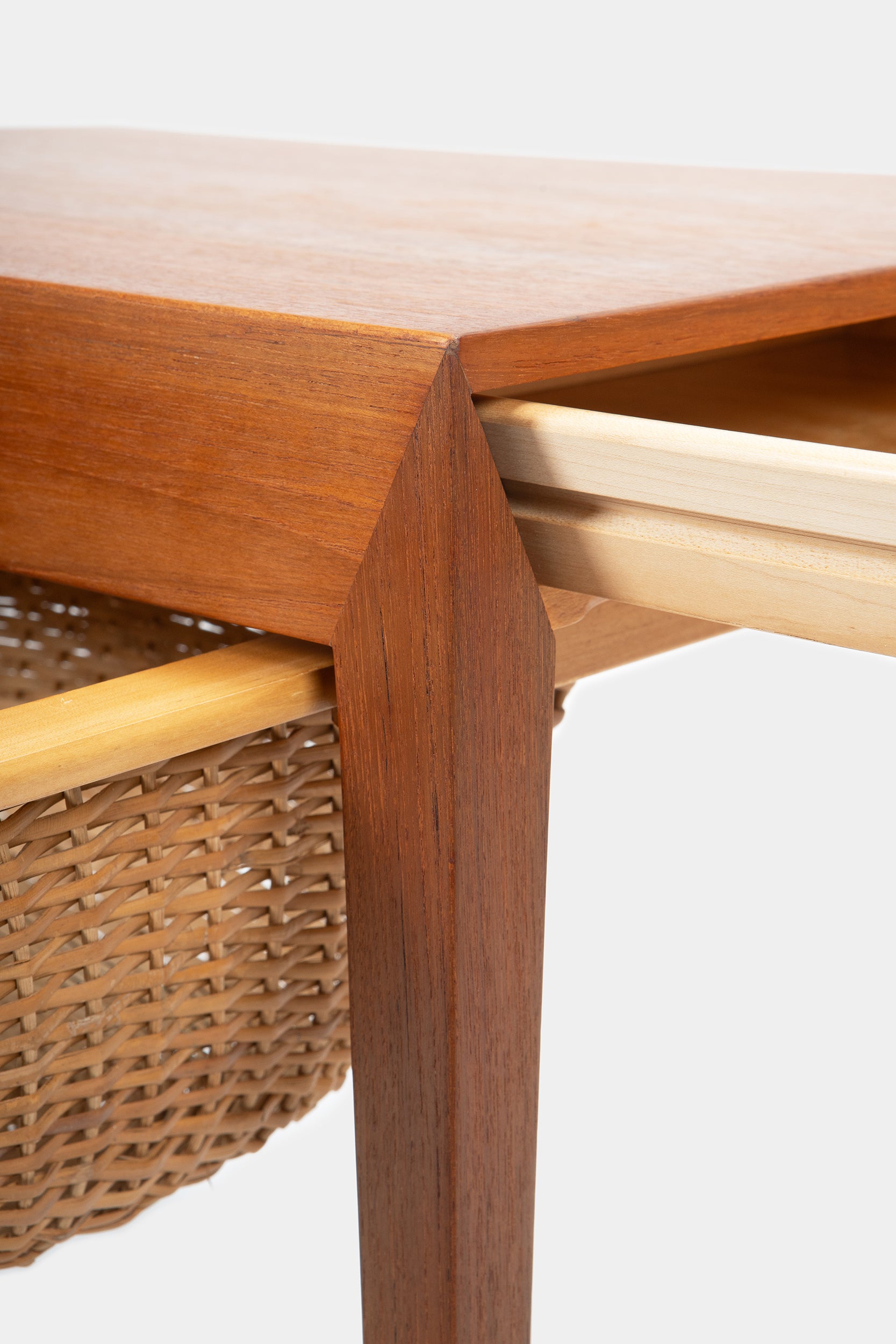 Severine Hansen, Haslev Møbelsnedkeri, sewing table, Denmark, 60s
