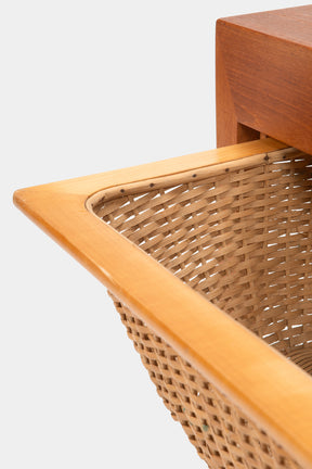 Severine Hansen, Haslev Møbelsnedkeri, sewing table, Denmark, 60s