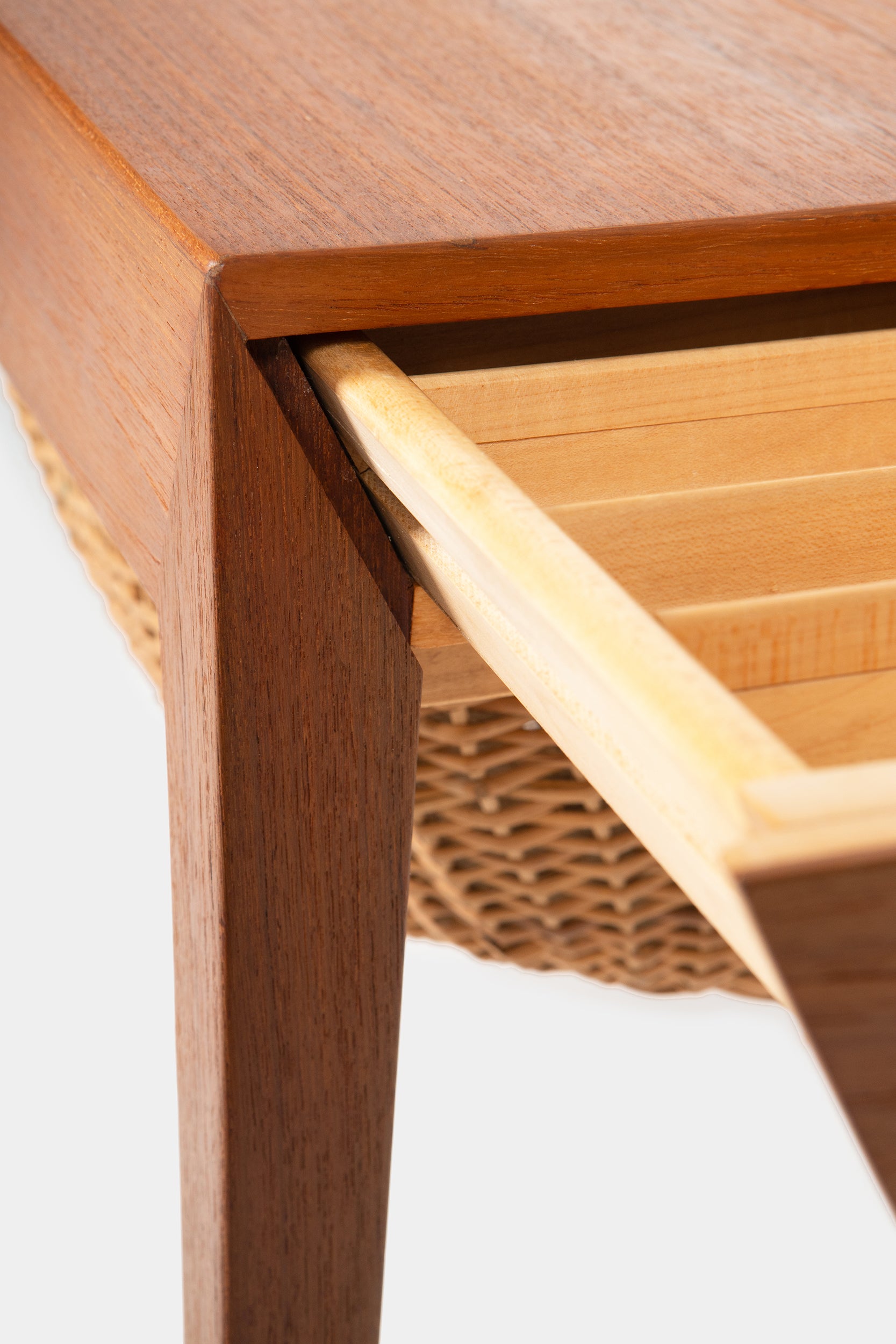 Severine Hansen, Haslev Møbelsnedkeri, sewing table, Denmark, 60s