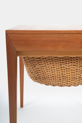 Severine Hansen, Haslev Møbelsnedkeri, sewing table, Denmark, 60s