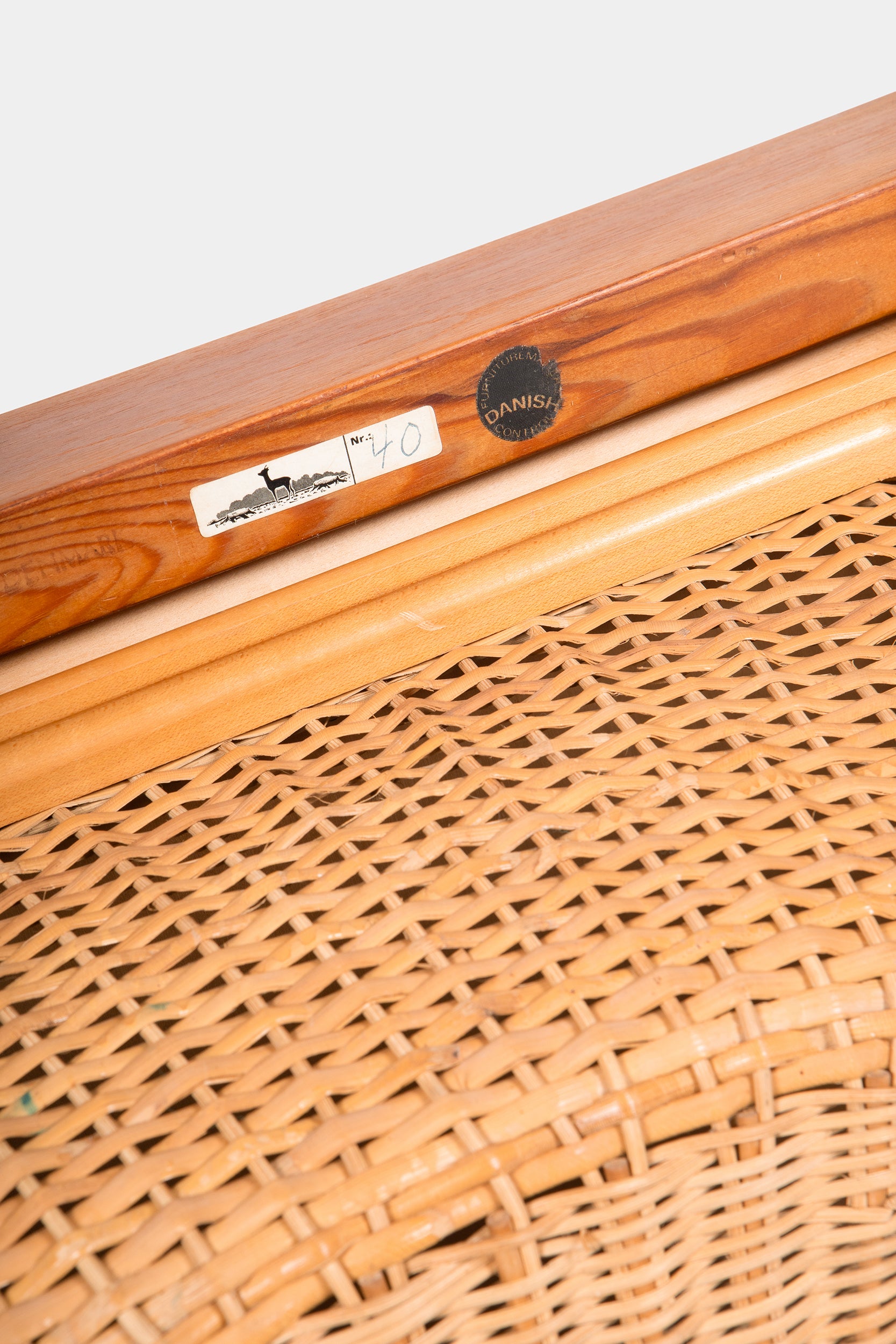 Severine Hansen, Haslev Møbelsnedkeri, sewing table, Denmark, 60s