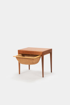 Severine Hansen, Haslev Møbelsnedkeri, sewing table, Denmark, 60s