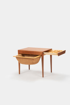 Severine Hansen, Haslev Møbelsnedkeri, sewing table, Denmark, 60s