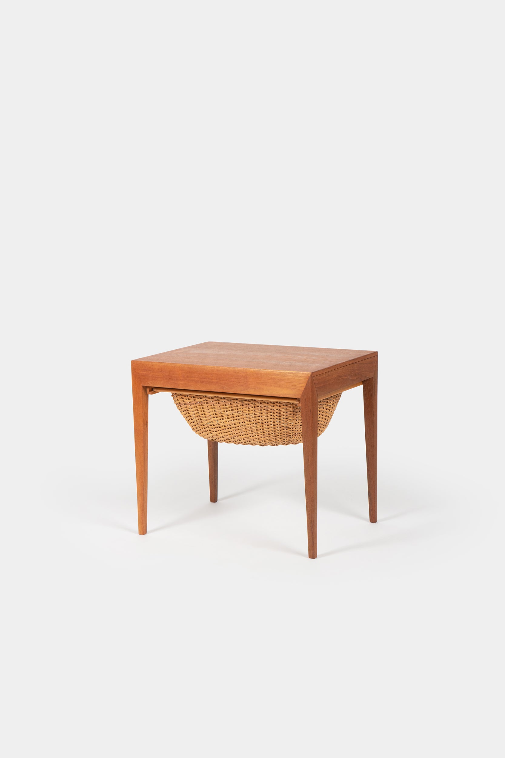 Severine Hansen, Haslev Møbelsnedkeri, sewing table, Denmark, 60s