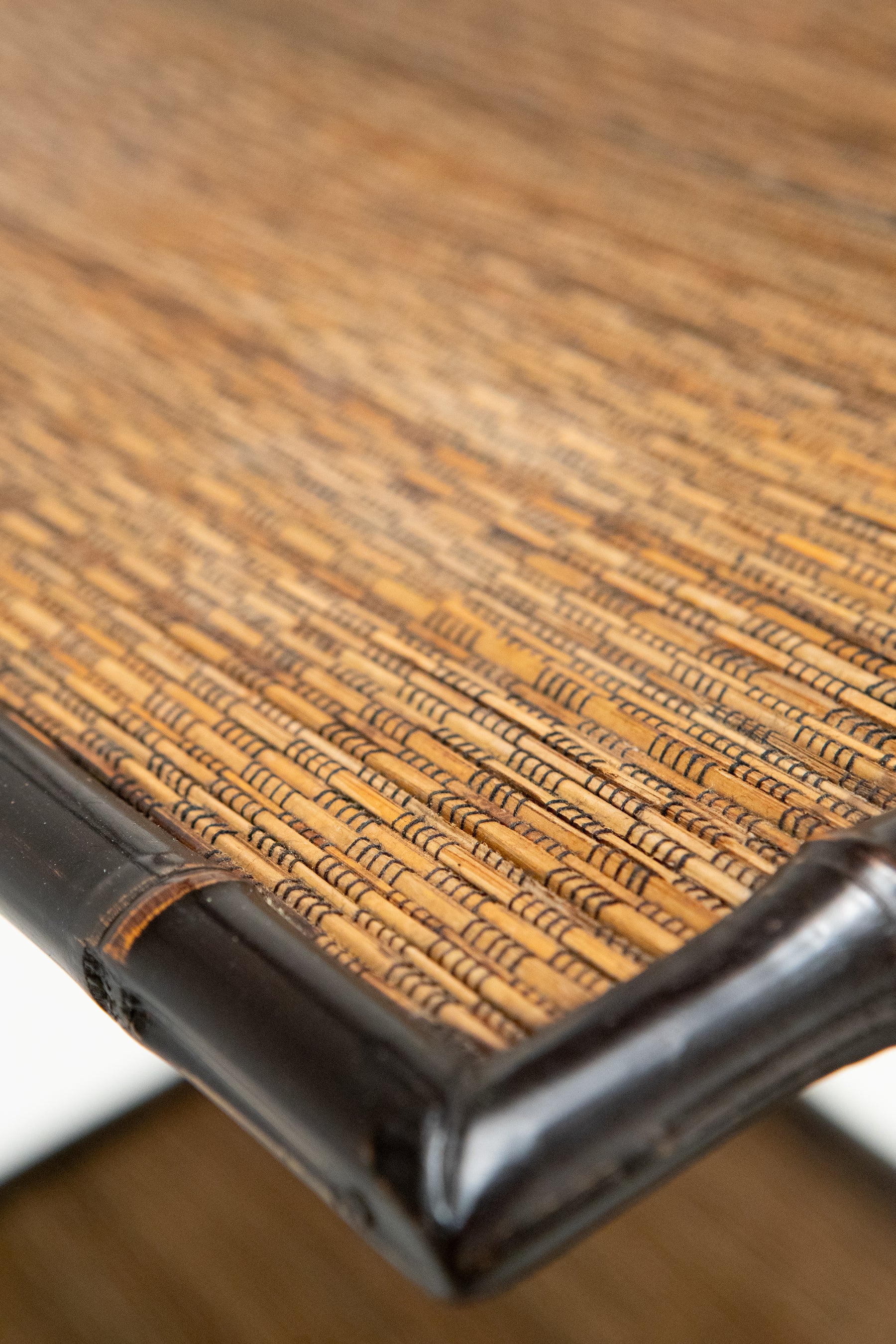 Faltbare Bambusleiter, Etagere-Stil, 80er