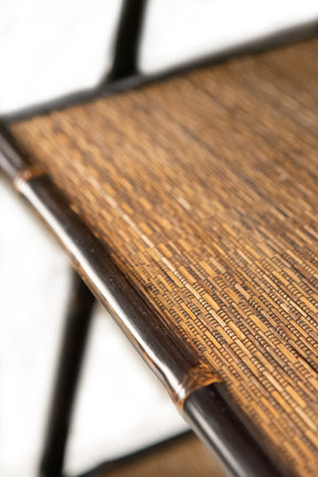 Faltbare Bambusleiter, Etagere-Stil, 80er