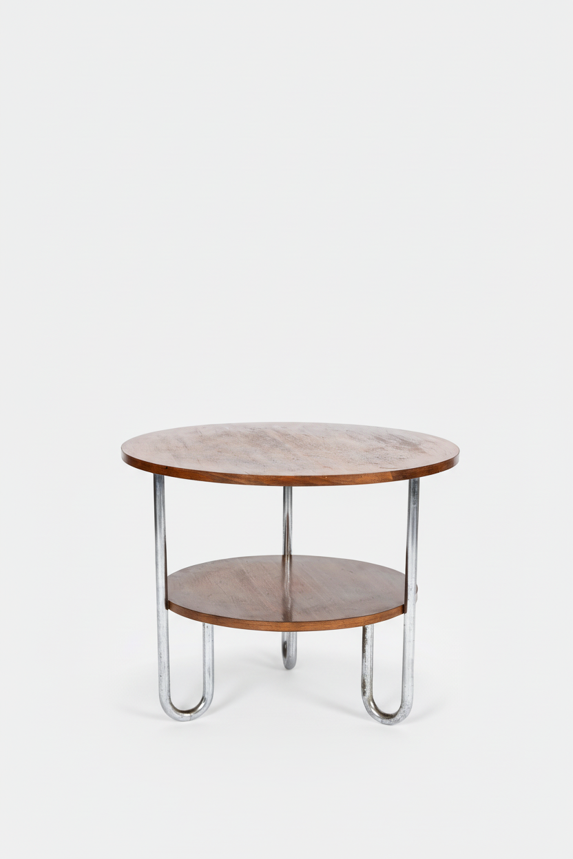 A.L.COLOMBO MILANO, Tubular Steel Table, Italy, 20s