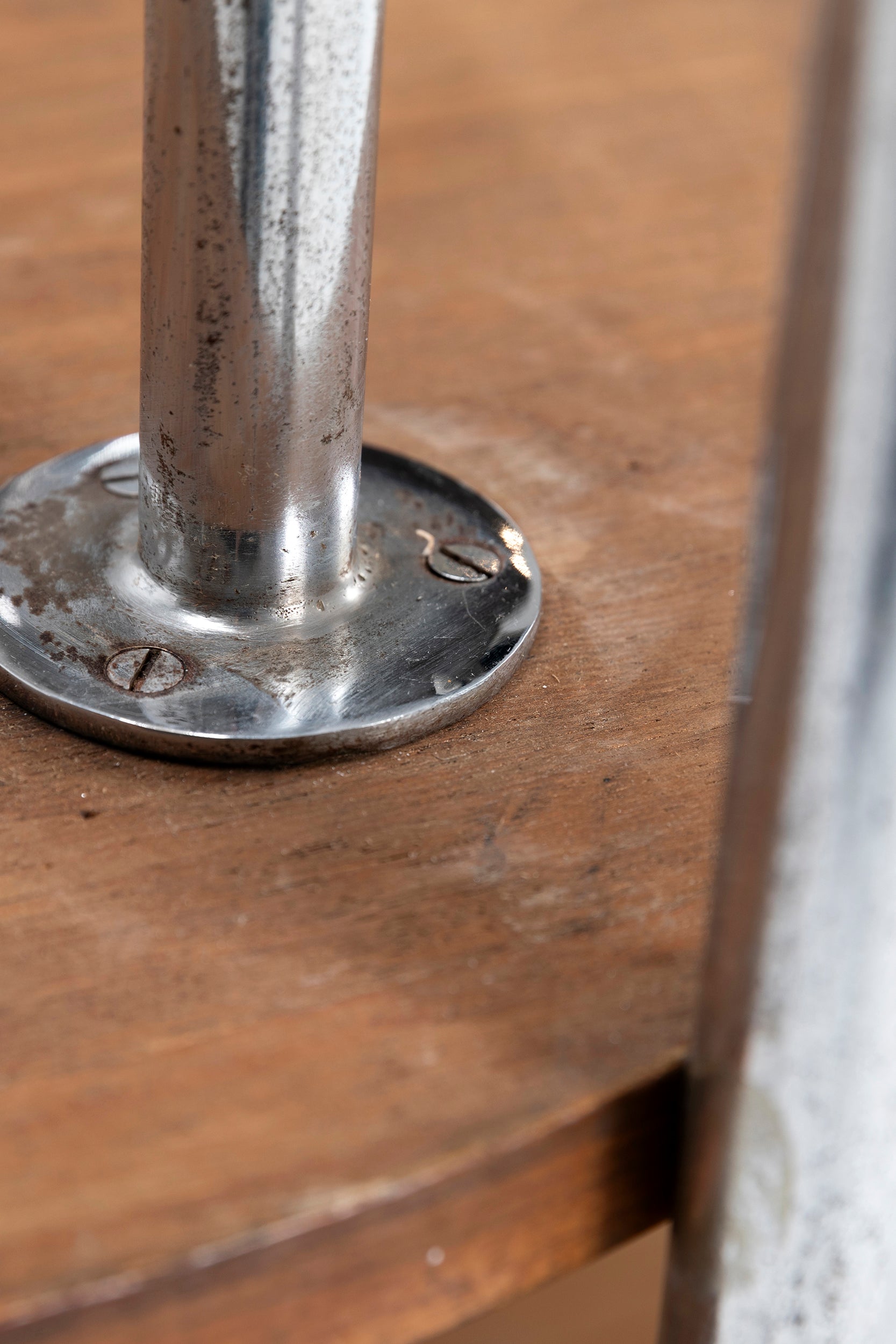 A.L.COLOMBO MILANO, Tubular Steel Table, Italy, 20s