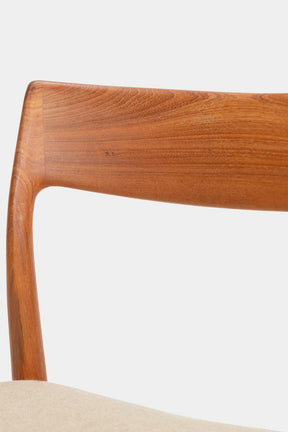 Niels Otto Moeller Stuhl Modell 77, Dänemark, 60er