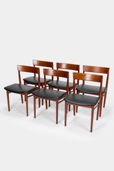 Henry Rosengren Hansen, 6 Chairs Model 39, Brande Furniture Industry, 50s