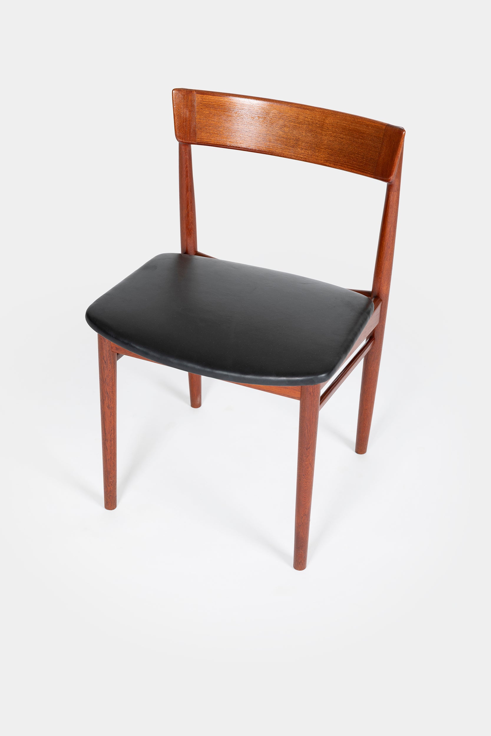 Henry Rosengren Hansen, 6 Stühle Model 39, Brande Möbelindustrie, 50er