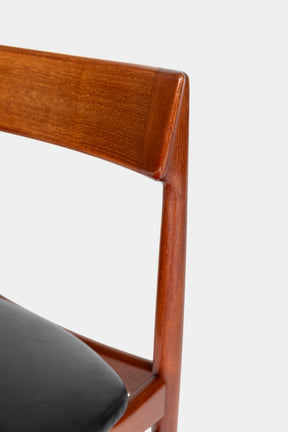 Henry Rosengren Hansen, 6 Stühle Model 39, Brande Möbelindustrie, 50er