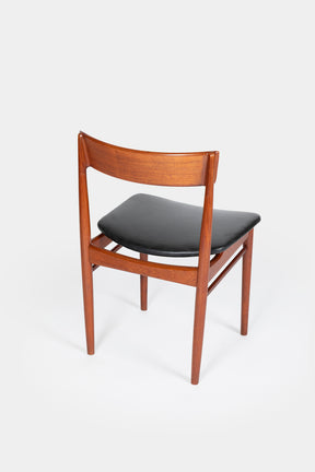Henry Rosengren Hansen, 6 Chairs Model 39, Brande Furniture Industry, 50s