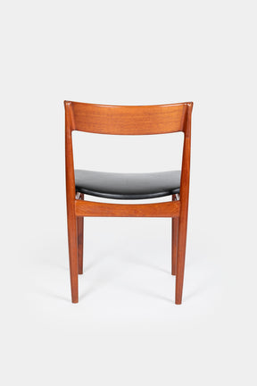 Henry Rosengren Hansen, 6 Stühle Model 39, Brande Möbelindustrie, 50er