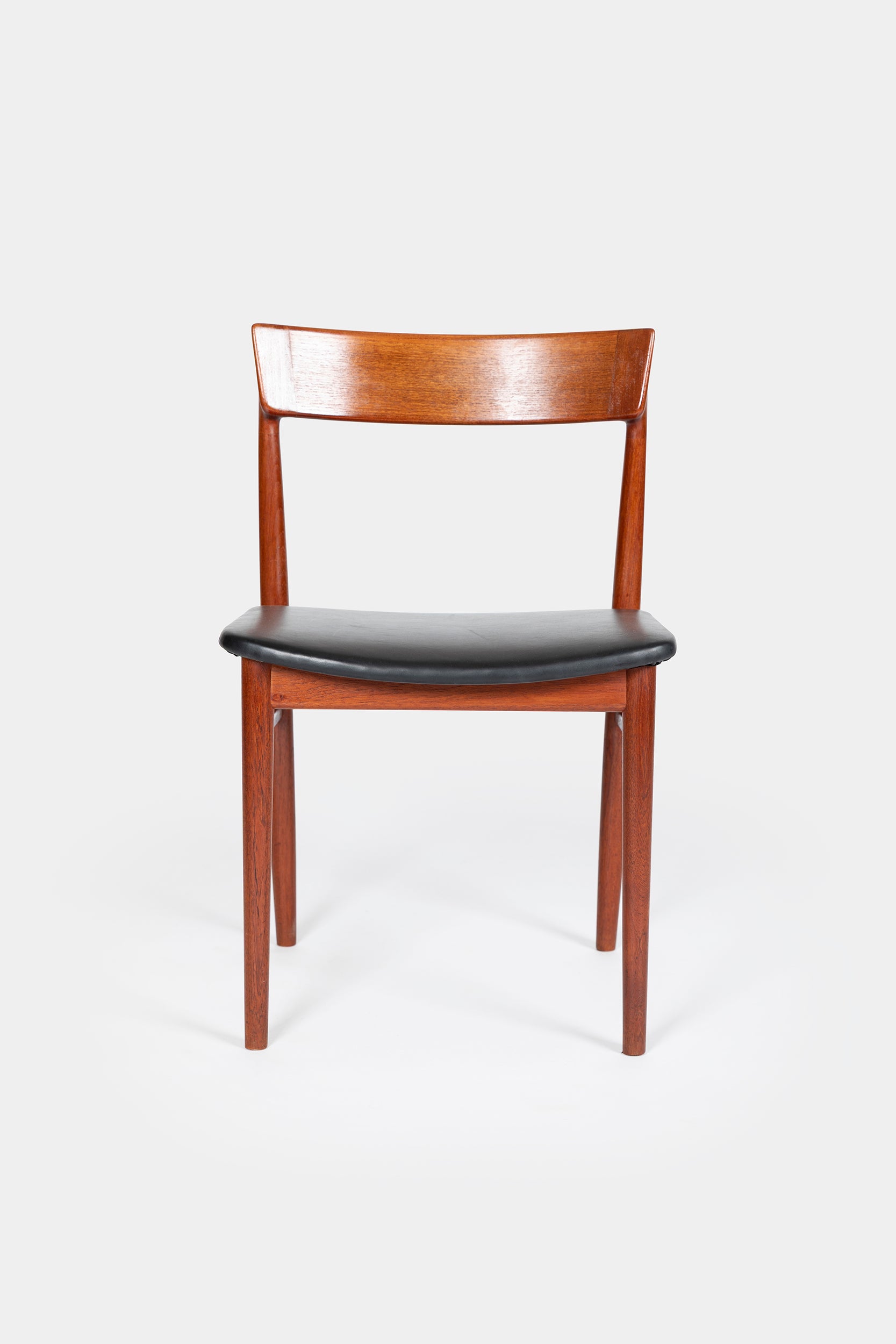 Henry Rosengren Hansen, 6 Stühle Model 39, Brande Möbelindustrie, 50er