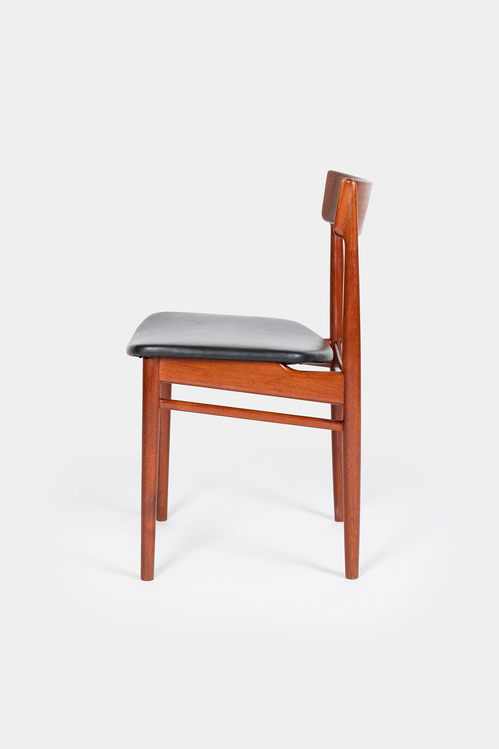 Henry Rosengren Hansen, 6 Stühle Model 39, Brande Möbelindustrie, 50er