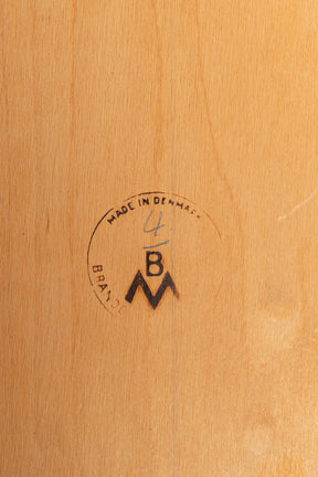 Henry Rosengren Hansen, 6 Stühle Model 39, Brande Möbelindustrie, 50er