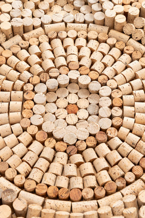 Wittenwiller Verena, Korken Mandala Wandkunst, 70er