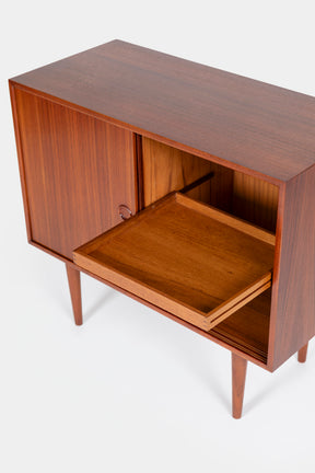 Kai Kristiansen, Feldballes, Sliding Door Wardrobe, Teak, Denmark, 60s