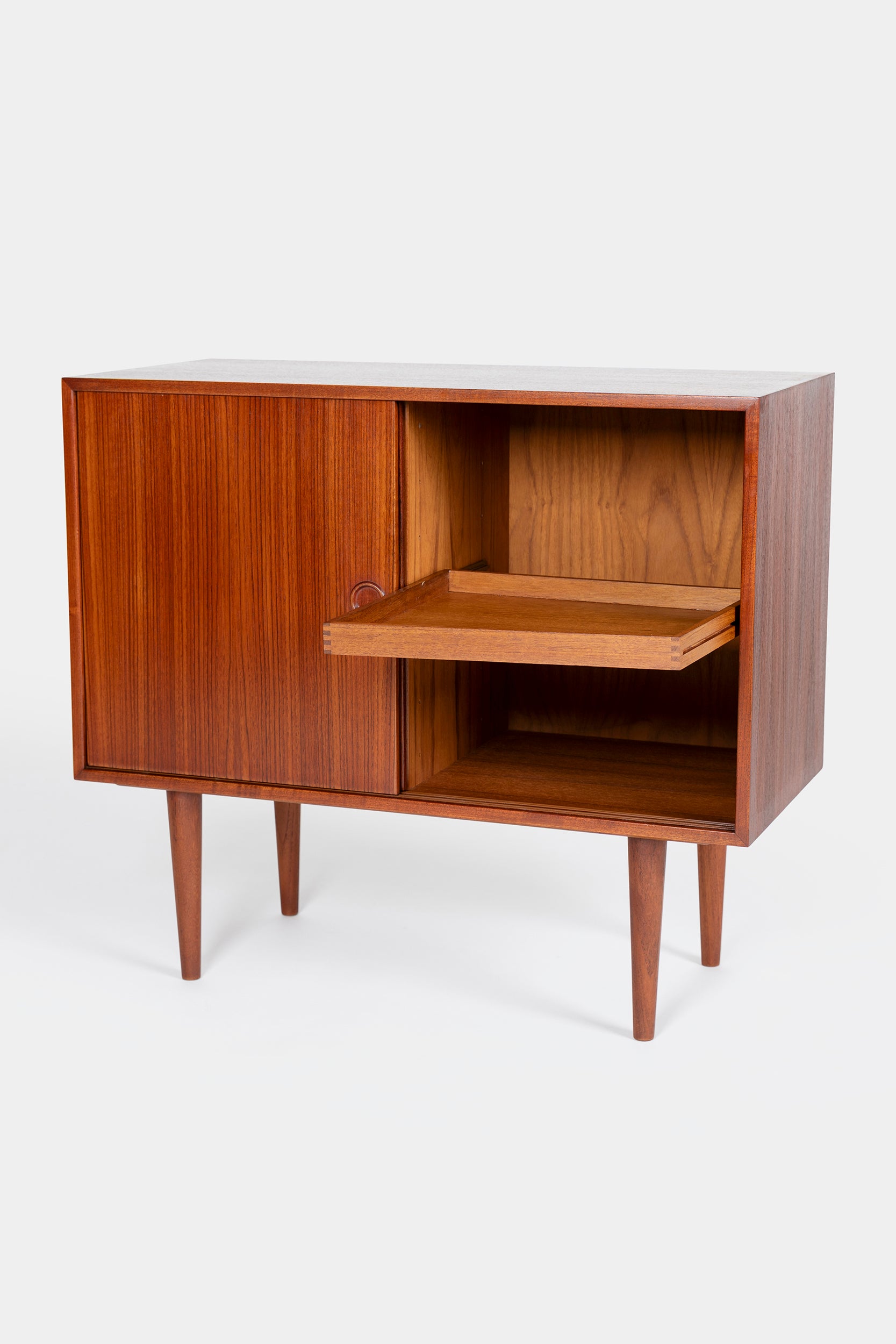 Kai Kristiansen, Feldballes, Sliding Door Wardrobe, Teak, Denmark, 60s