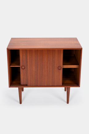 Kai Kristiansen, Feldballes, Sliding Door Wardrobe, Teak, Denmark, 60s