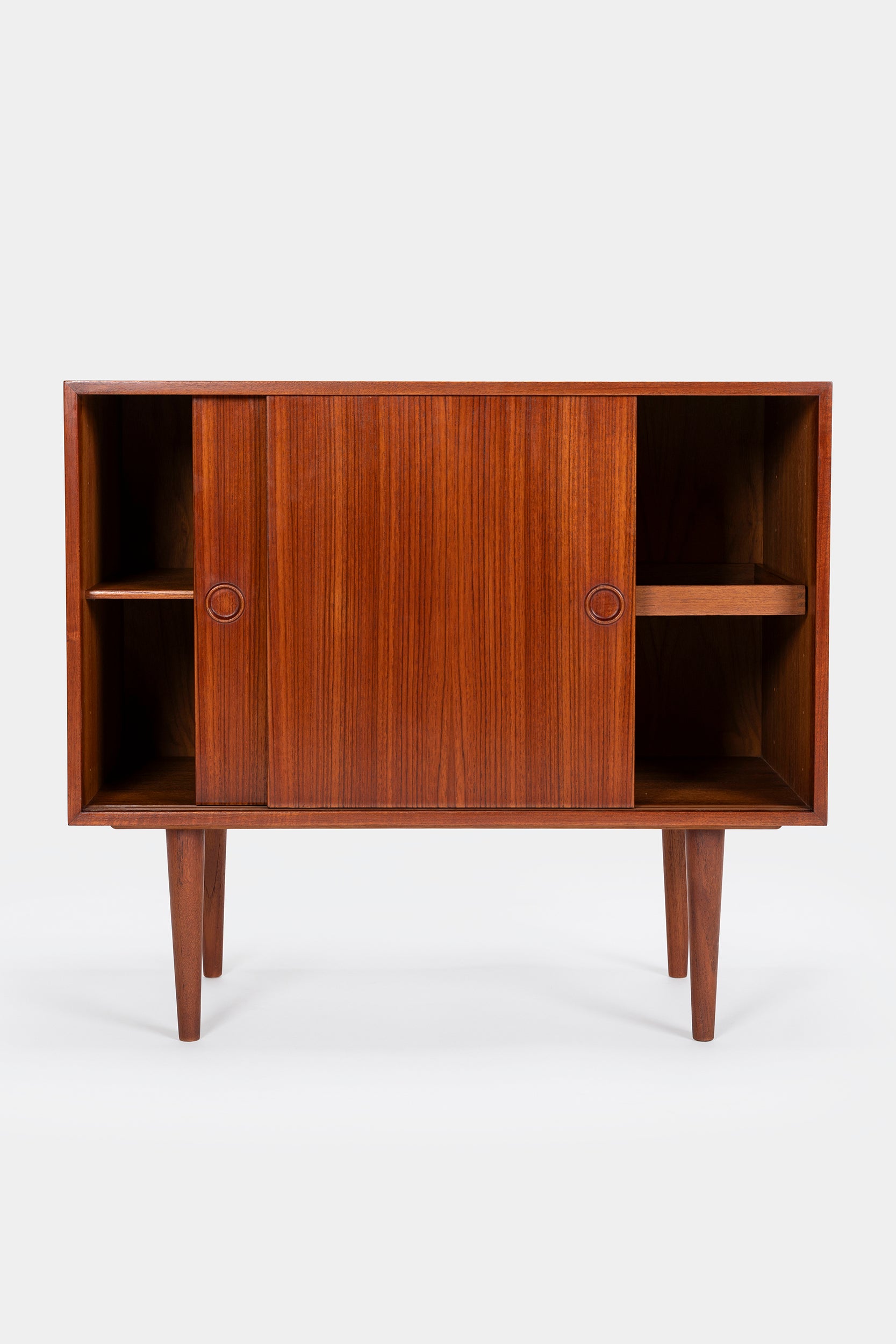 Kai Kristiansen, Feldballes, Sliding Door Wardrobe, Teak, Denmark, 60s