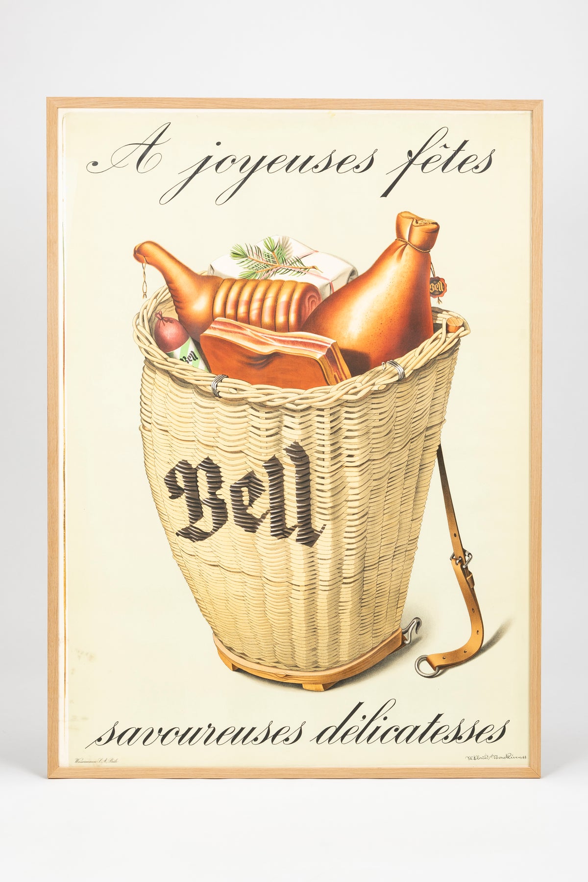 Niklaus Stöcklin, Wasserman AG Basel, Lithografie, Schweiz, 40er