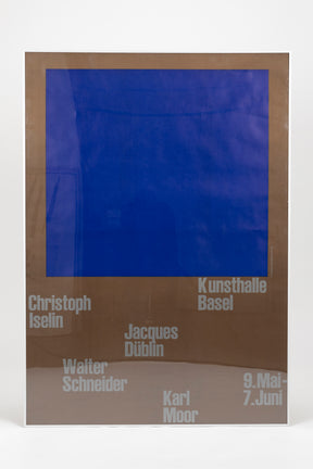 Armin Hoffmann, Wassermann AG Basel, Poster Kunsthalle Basel, Offset, Switzerland, 60s