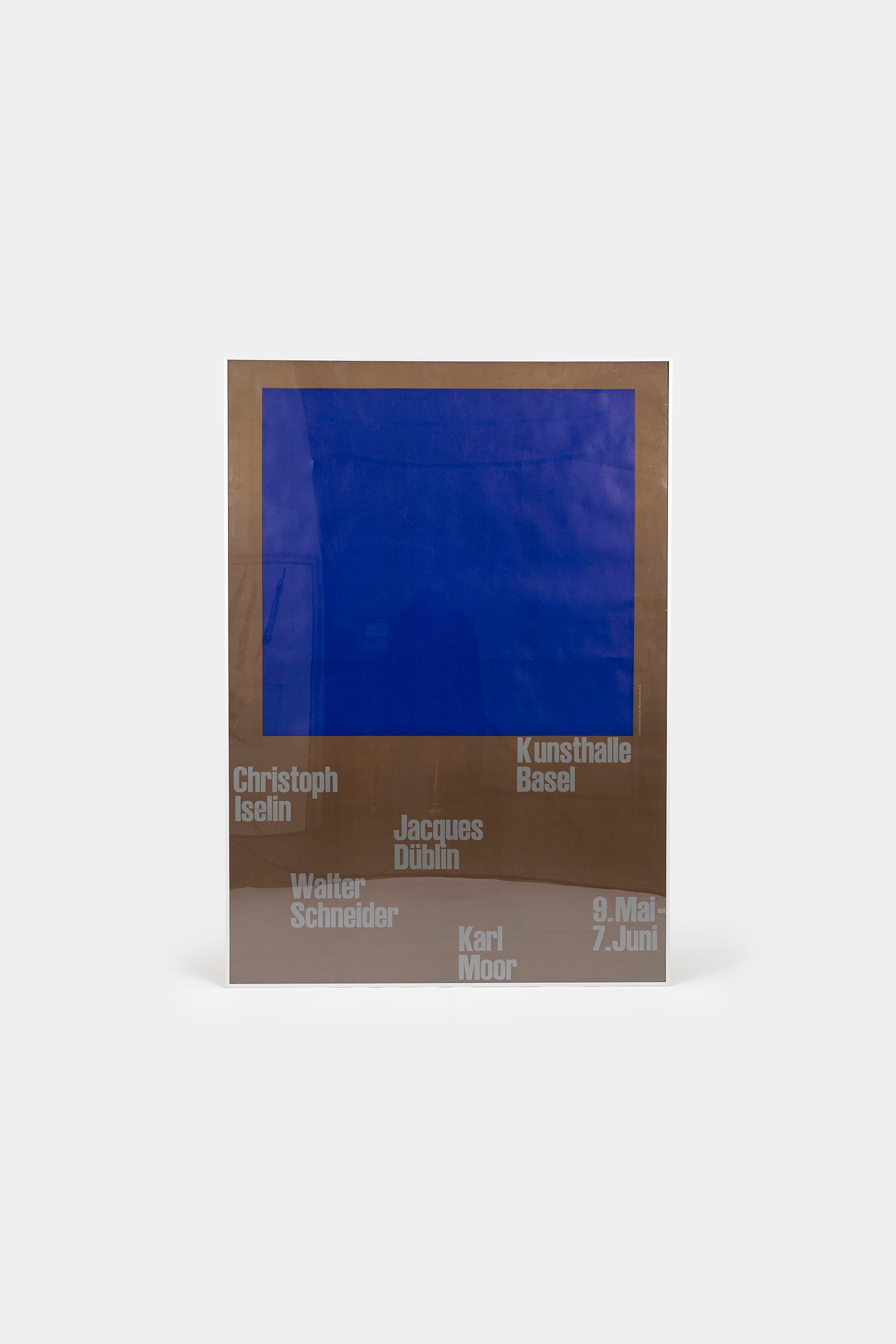 Armin Hoffmann, Wassermann AG Basel, Poster Kunsthalle Basel, Offset, Switzerland, 60s