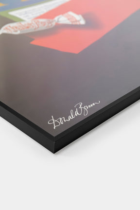 Donald Brun, Wasserman AG Basel, Klein’s Halsfeger Poster Signiert, Schweiz, 70er