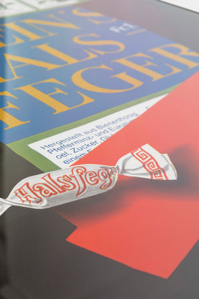 Donald Brun, Wasserman AG Basel, Klein’s Halsfeger Poster Signiert, Schweiz, 70er