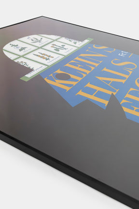 Donald Brun, Wasserman AG Basel, Klein’s Halsfeger Poster Signiert, Schweiz, 70er