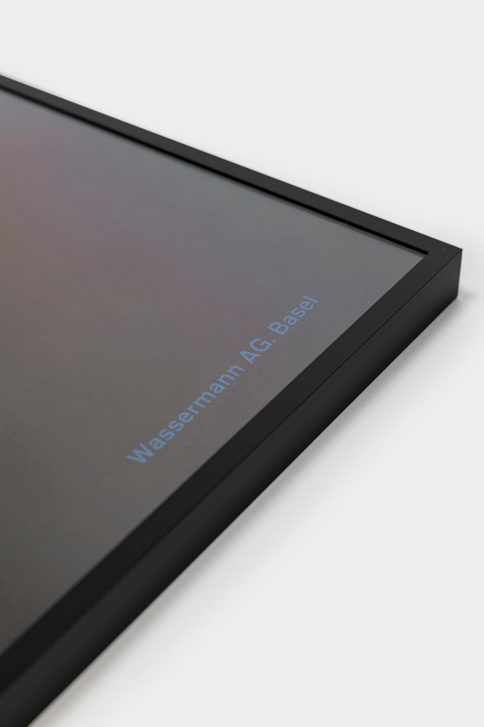 Donald Brun, Wasserman AG Basel, Klein’s Halsfeger Poster Signiert, Schweiz, 70er