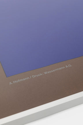 Armin Hoffmann, Wassermann AG Basel, Poster Kunsthalle Basel, Offset, Switzerland, 60s