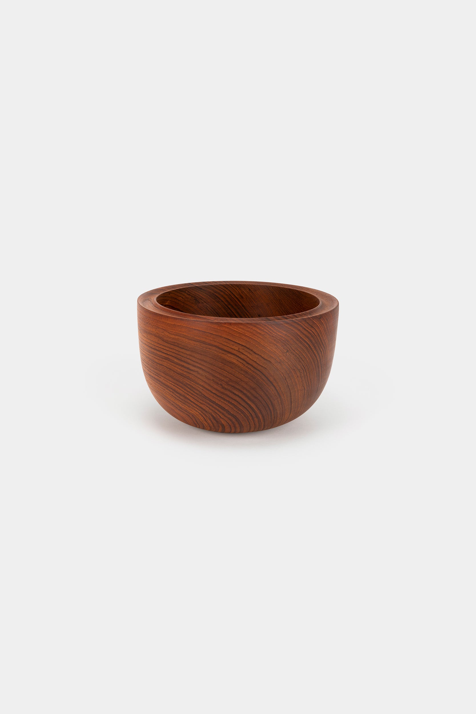 Handmade wooden bowl with lid, Denmark, 60s