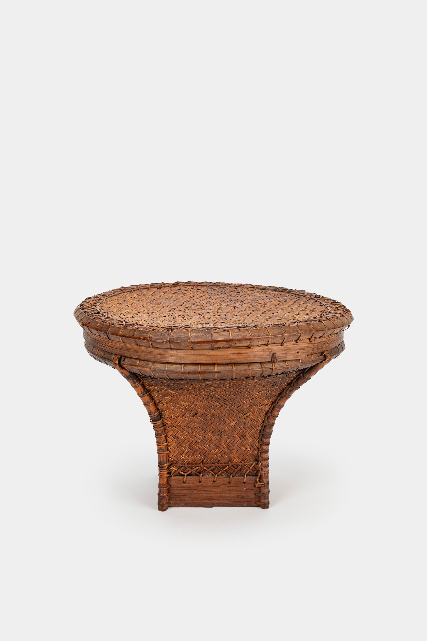 Lampung basket with lid, South Sumatra, 30s