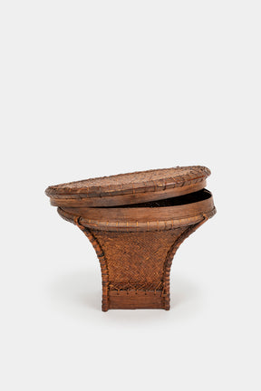 Lampung basket with lid, South Sumatra, 30s