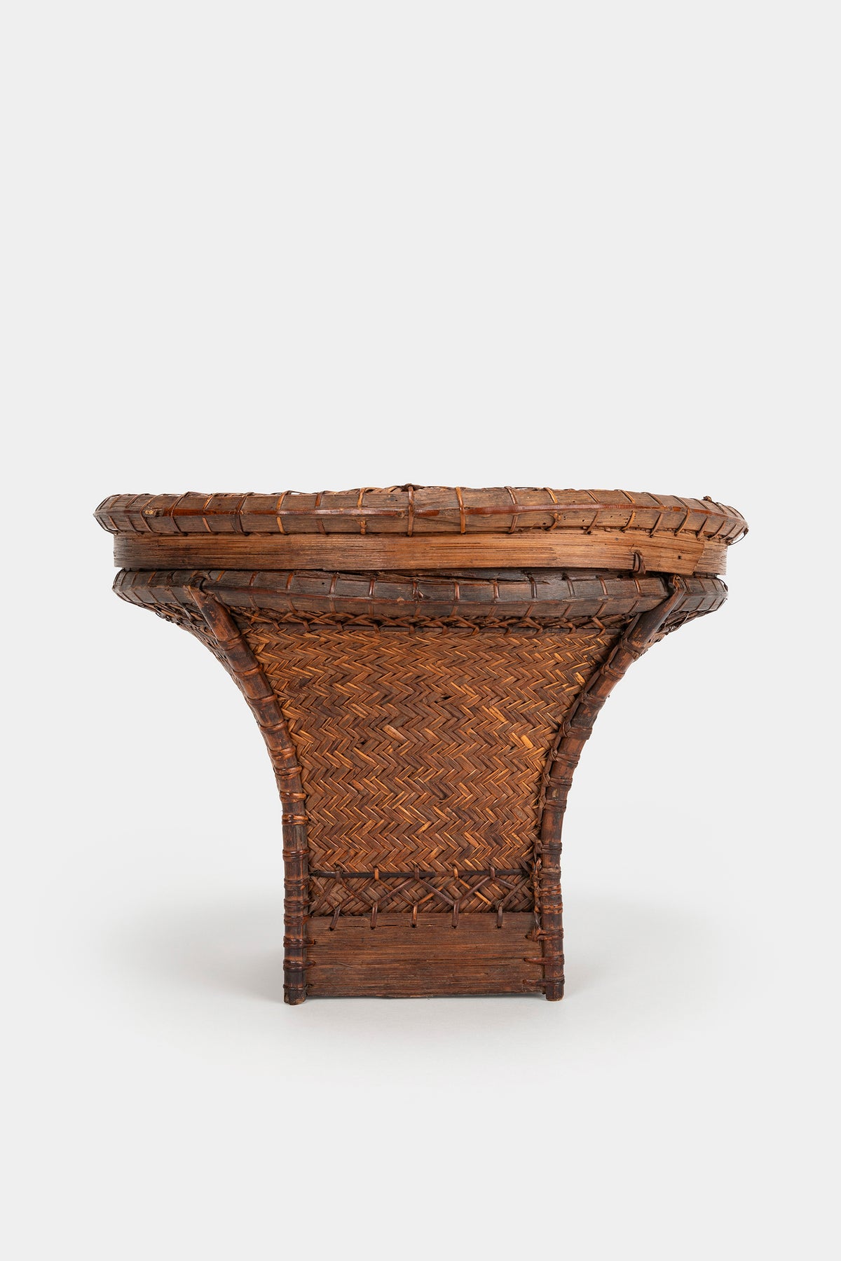 Lampung basket with lid, South Sumatra, 30s