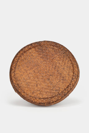Lampung basket with lid, South Sumatra, 30s