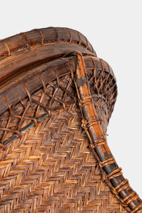 Lampung basket with lid, South Sumatra, 30s