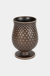 Nils Thorsson For Alumina Royal Copenhagen, Faience Vase, Brown Solbjerg Series, Denmark, 30s