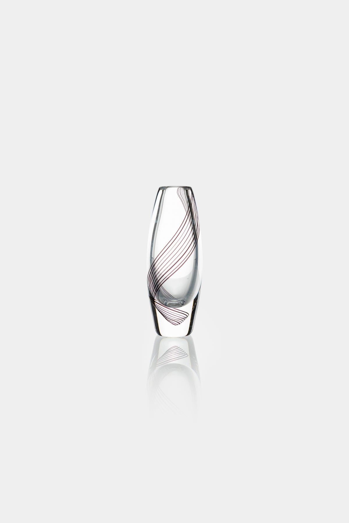 Vicke Lindstrand, Kosta Boda, Art Glass Vase, Sweden, 50s