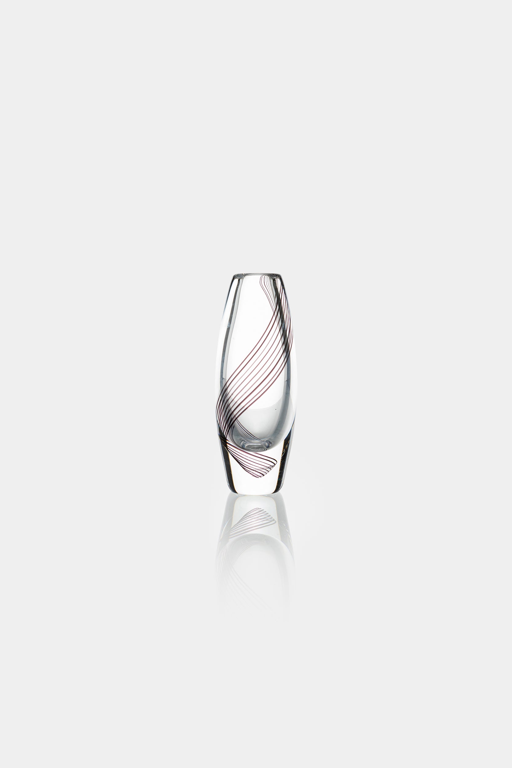 Vicke Lindstrand, Kosta Boda, Art Glas Vase, Schweden, 50er