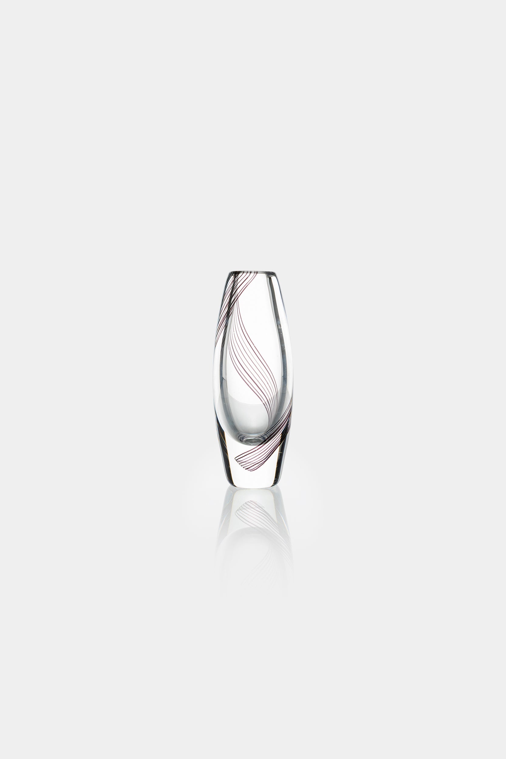 Vicke Lindstrand, Kosta Boda, Art Glas Vase, Schweden, 50er